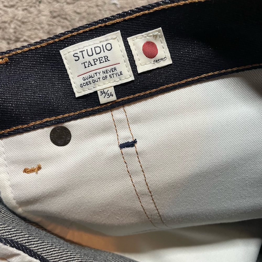 Levis Made in Japan Studio Taper Men's Jeans - Picture 2 of 12